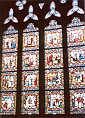 ŻYCIE św. FRYDERYKA z UTRECHTU: ok. 1900, witraż, katedra Saint Corentin, Quimper; źródło: www.heiligen.net