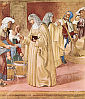 BŁOGOSŁAWIEŃSTWO św. BRYGIDY: LOTTO, Lorenzo (ok. 1480, Wenecja - 1556, Loreto), 1524, fresk, Oratorio Suardi, Trescore; źródło: www.wga.hu