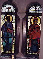 św. PAWEŁ i św. LIDIA z FILIPPI: witraże, cerkiew ortodoksyjna, Filippi; źródło: www.greatcommission.com