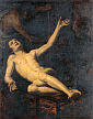 MĘCZEŃSTWO św. WAWRZYŃCA: VIGNALLI, JACOPO (1592, Pratovecchio - 1664, Florencja), olejny na płótnie, 148x118.1cm, prywatna kolekcja; źródło www.artrenewal.org