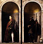 św. LUDWIK z TULUZY i św. SINOBALDUS: SEBASTIANO del Piombo (1485, Wenecja - 1547, Rzym), ok. 1509, olejny na płótnie, 293x137cm (każdy), San Bartolomeo, Wenecja; źródło: www.wga.hu
