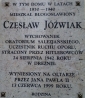 TABLICA PAMIĄTKOWA - ul. Żydowska 30, Poznań; źródło: commons.wikimedia.org
