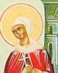 św. SABINA: ikona; źródło: www.antiochian.org