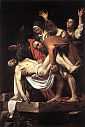 ZŁOŻENIE DO GROBU: CARAVAGGIO (1571, Caravaggio - 1610, Porto Ercole), 1602-03, olejny na płótnie, 300x203cm, Pinacoteca, Watykan; źródło: www.wga.hu