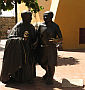 św. PIOTR KLAWER: GRAU, Enrique (1920, Panama City – 2004, Bogota), posąg przed katedrą św. Piotra Klawera w Kartagenie, Kolumbia; źródło: www.fotocommunity.es