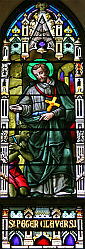 św. PIOTR KLAWER: witraż, kościół Gesu, Milwaukee; źródło: www.flickr.com