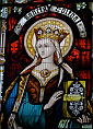 św. EDYTA z WILTON: witraż, kościół parafialny św. Edyty, Bishop Wilton; źródło: www.flickr.com