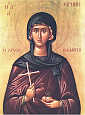 św. EUFEMIA: współczesna ikona; źródło: www.eikonografos.com