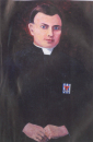 bł. JÓZEF KUT: Franiszek Kmita (ur. 1926), kościół parafialny pw. św. Stanisława Biskupa i Męczennika, Gościeszyn; źródło: Włodzimierz J. Chrzanowski, 'Błogosławiony Józef Kut, kapłan i męczennik', Poznań, 2003