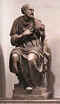 św. KOSMA: MONTORSOLI, Giovanni Angelo (1507-1563), 1521-34, marmur, Sagrestia Nuova, San Lorenzo, Florencja; źródło: www.wga.hu