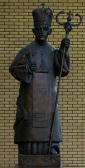 bł. NICETAS BUDKA - pomnik, katedra pw. św. Jozafata, Edmonton, Alberta, Kanada; źródło: commons.wikimedia.org