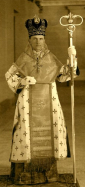 bł. NICETAS BUDKA w STROJU CEREMONIALNYM - XII.1912, Winnipeg; źródło: www.encyclopediaofukraine.com