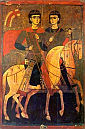 św. SERGIUSZ i św. BAKCHUS: XIII w., klasztor św. Katarzyny, Synaj, Egipt; źródło: www.touregypt.net