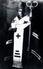 bł. GRZEGORZ ŁAKOTA - w stroju koronacyjnym, 1926?; źródło: www.yosaphat.org