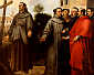 św. DYDAKUS z ALCALÍ w EKSTAZIE przed KRZYZEM: MURILLO, Bartolomé Esteban (1617, Sewilla - 1682, Sewilla), 1645, Musee de Augustines, Tuluza; źródło: www.augustins.org