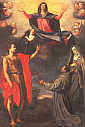 MADONNA ze ŚWIĘTYMI (m.in. św. DYDAKUSEM z ALCALÍ): JACOPO da EMPOLI (1551, Florencja - 1640, Florencja), ok. 1606, kościół św. Małgorzaty (Chiesa di Santa Margherita), Cortona; źródło: www.santiebeati.it
