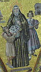 św. RÓŻA FILIPINA DUCHESNE: 1912-1988, mozaika, bazylika katedralna w Saint Louis; źródło: en.wikipedia.org