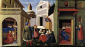 HISTORIA ŻYCIA św. MIKOŁAJA: ANGELICO, Fra (ok. 1400, Vicchio nell Mugello - 1455, Roma), ok. 1437, tempera na desce, 34x60cm, Pinacoteca, Watykan; źródło: www.wga.hu