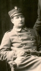 bł. KAZIMIERZ SYKULSKI: w mundurze w czasie wojny polsko-rosyjskiej 1920; źródło: www.konskie.org.pl