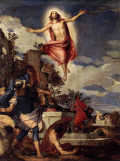 LACRIMOSA, Wolgang Amadeusz MOZART - obraz: ZMARTWYCHWSTANIE, VERONESE, Paolo (1528,Werona-1588,Wenecja), ok. 1570, olejny na płótnie, 136x104cm, Gemäldegalerie, Dresno; żródło: www.wga.hu