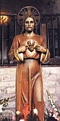 CHRYSTUS z ROSANO: żeński konwent benedyktyński św. Maryi, Rosano; źródło: www.therealpresence.org