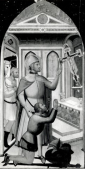 CUD KRUCYFIKSU św. JANA GWALBERTA: Lorenzo di NICCOLÒ (tworzył w latach 1391-1412), XIV w., tempera na panelu, 146.7×72.4cm, The Metropolitan Museum of Art, Nowy Jork; źródło: fe.fondazionezeri.unibo.it