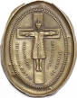 KRUCYFIKS z NUMANA - pamiątkowy medalik; źródło: www.deamoneta.com